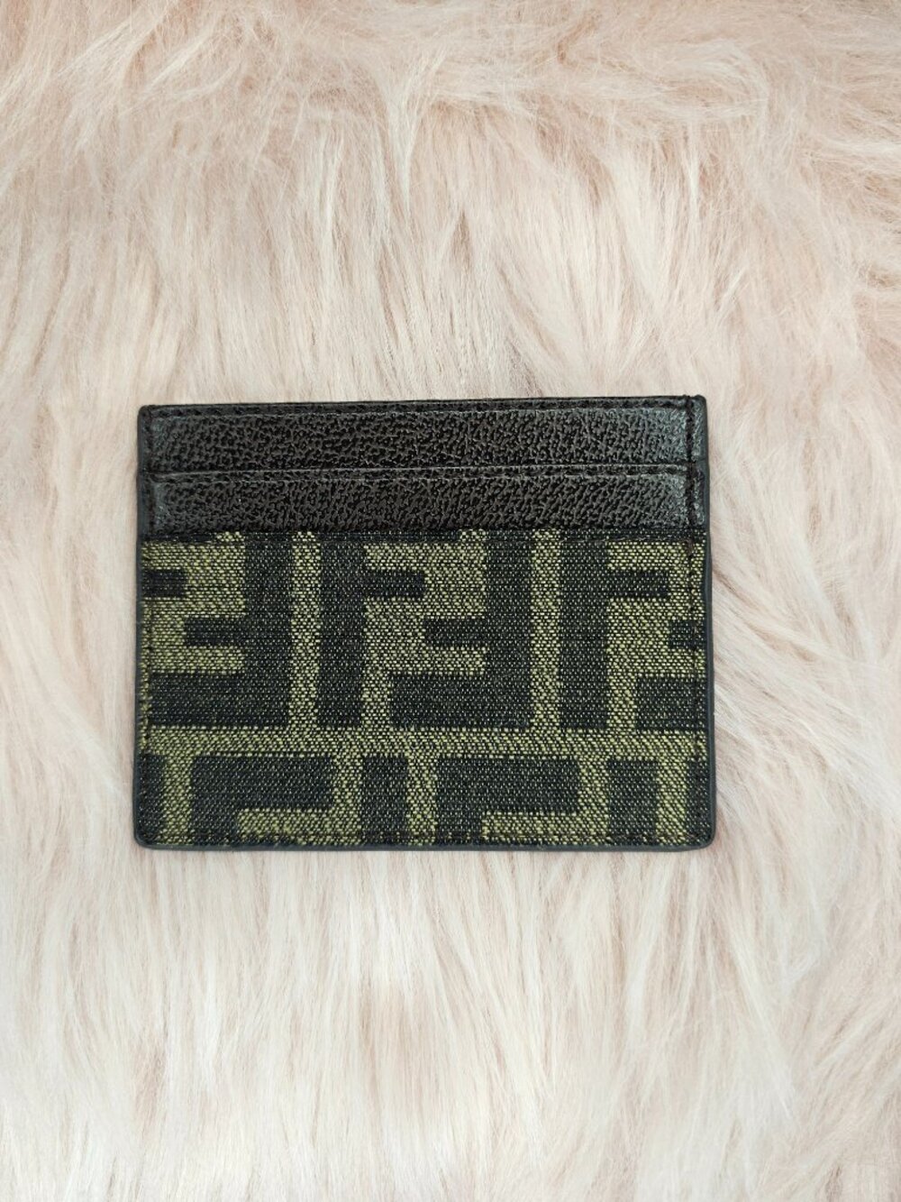Brown slim card holder/card case